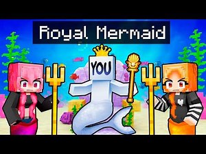 POV: YOU Become a Royal Mermaid in Minecraft! 👑🧜‍♀️