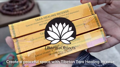 Tibetan Tara Healing Incense - 3 Packs (20 Sticks per Pack) | 5.5" Length | Handcrafted & 100% Natural