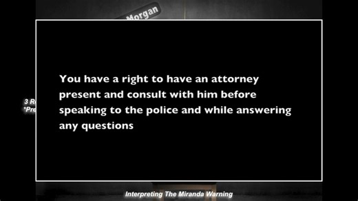 The Right Rights Translating the Miranda Warning with Brandon Morgan