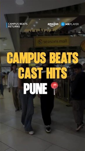 Pune is vibing to Campus Beats Returns 💥ft. Shantanu Maheshwari, Shruti Sinha | Amazon MX Player