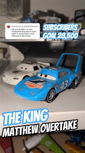 Disney Cars The King & Apple Racer #Cars #Disneycars #Disney #Pixar #Mattel #lightningmcqueen #Apple