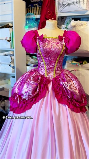Anastasia costume is finished🩷✨ Sending it to a theatre in Russia 😊 Available for purchase ✨ #evilstepsister #anastasia #cinderella #disneyprincess #cosplay