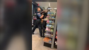 Fight Involving QT Security Guard Caught On Tape