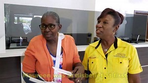 We all know someone we'd love to 'Be the Light' for. Recently, JPS sent a call to action for employees to nominate persons they know could use any form of help. So we decided to surprise some of the recipients... Meet Maureen, who was nominated by Angella - JPS Communications Administrator, for just being a good friend and a blessing despite fighting serious illness. We are happy to have helped and continue to pray for Maureen's full recovery #JPSBeTheLight | JPS