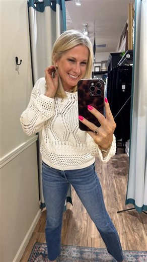 Blossom Boutique on Instagram: "Good morning 😃! ✨Don’t miss out on this beautiful boat neck sweater that comes in 2 perfect colors. 🙌🏻100% COTTON🙌🏻 S-L, small is shown. Order here: https://blossomcadillac.commentsold.com/products/id/3616"