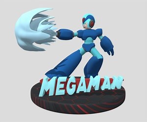 ArtStation - Mega Man 3D Printable Model | Game Assets