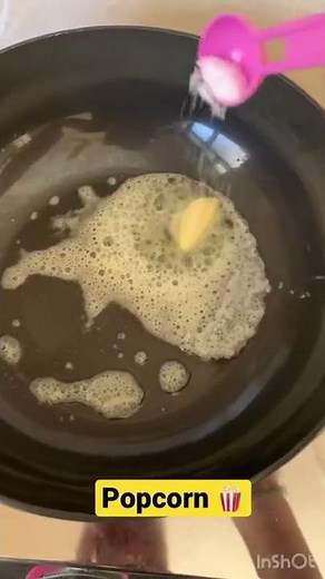 Salted popcorn | easy to cook popcorn recipe