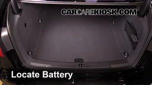 Battery Replacement: 2015 Audi A6 Quattro Premium Plus 3.0L V6 Supercharged
