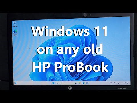 How to install and run Windows 11 on any old HP ProBook laptop 💻
