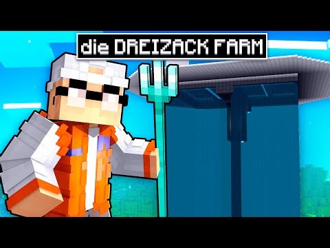 ENDLICH - ich baue eine DREIZACK FARM in Youtuber Insel Hardcore