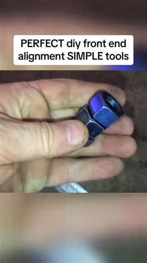 PERFECT diy front end alignment SIMPLE tools #automotive #mechanic #cars #machine #engine #garage #brake #breakeisc #automotive #autoservices #oilchange #service #carservice #carrepair #reels #reelsfb #brakeRepair #fypシ゚ #fypシ゚viral #mechaniclife #autorepair #carcare | Automotiveme chanical