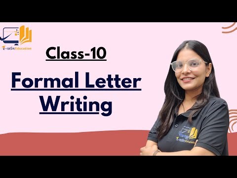 letter writing class10 formal letter