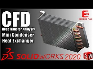 CFD Condenser Heat Exchanger | Condenser Heat Exchanger Analysis - SolidWorks 2022