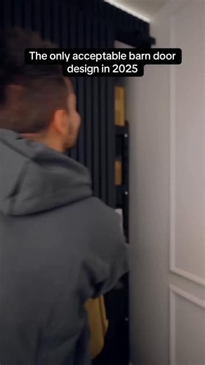 😅 fun home office project with @gugliotta.one - #woodslats #hiddendoor #smarthometech #diyproject | Andor Willow