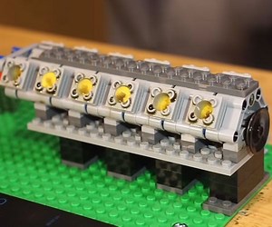 Running a LEGO V12 Engine at 40,000 RPM