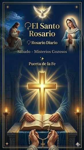 El Rosario de Hoy | Misterios Gozosos 📿 #rosariocatolico #santorosario #rosariodehoy #rosariodiario