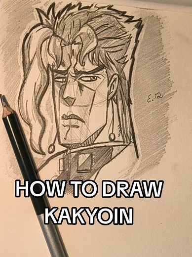 How to Draw Kakyoin Noriaki — Step-by-Step Tutorial
