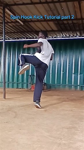 Spin Hook Kick Tutorial Part2 #spinhookkicktutorial #tkbmartialartsempire #shorts #part2 #shortsfeed