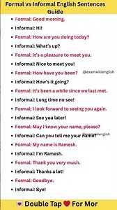 Formal and informal english speaking sentence ? Daily use English question answer practice #english