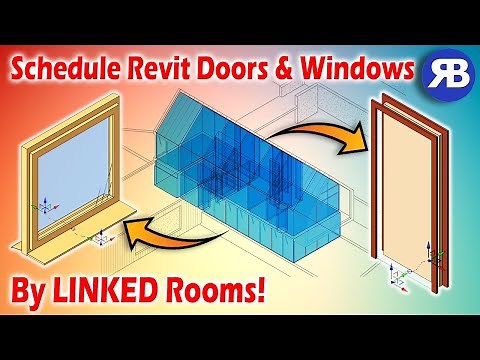 Revit Snippet: Schedule Doors & Windows by Linked Rooms FAST!
