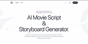 🎬 MovieCrafter: AI Movie Script & Storyboard Generator ✨
