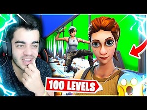 Fortnite - *NEW* J'ESSAYE UN 100 LEVELS DEATHRUN...