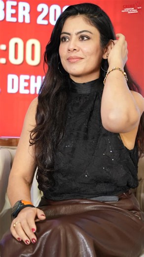 Crime Literature Festival Of India on Instagram: "Day 2 🔥 Actor Anuritta K Jha stealing the spotlight ✨ Style. Grace. Star power. One unforgettable frame. From winning Channel V’s Get Gorgeous to making cinematic history with Gangs of Wasseypur— Anuritta is more than an actor. She’s a storyteller with a soul. Blending art with activism, and stardom with substance— seen in Jugni, Rocketry (National Award, 2023), Mithila Makhana, and powerful OTT performances in Aashram, Asur 2, Mithya 2 & AK-47.