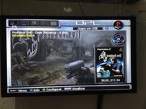 Colocando Resident Evil 4 e outros para PS2 no pendrive via USB Util 2020