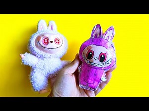 ✨ ASMR DIY Paper Labubu Plushie 🧸✂️ Soft, Squishy & Relaxing!
