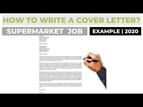How To Write a Cover Letter For a Job at The Supermarket? | Example