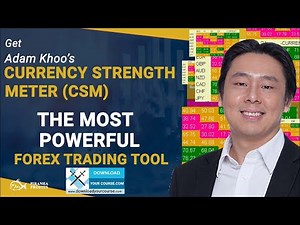Adam Khoo Currency Strength Meter CSM Available & Learn to Use The Most Powerful Forex Trading Tool