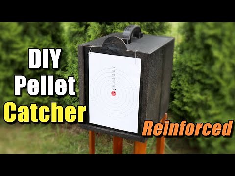 Pellet Catcher With Reinforced Back - improve your shooting accuracy