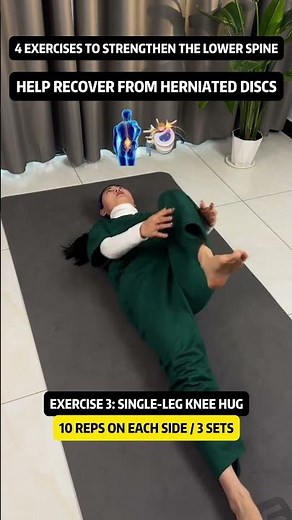 FIX Your Lower Back With These 4 EXERCISES For HERNIATED DISCS RECOVERY