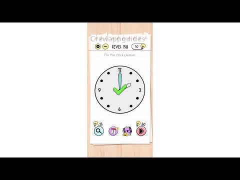 "Fix the clock please" Brain Test Level 158 Quick Guide