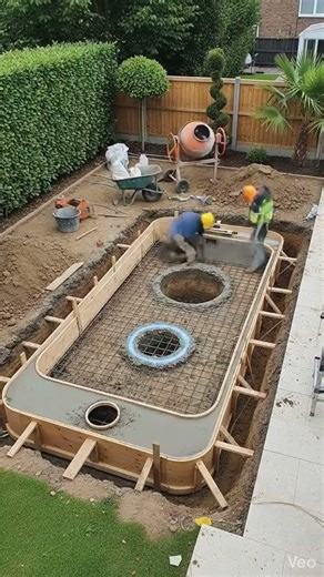 Built a Giant iPhone Swimming Pool in My Backyard! 📱💦