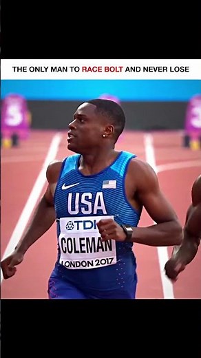 He beat him in both the semis and the finals🤯 #track #sports #usainbolt #sprinting #win