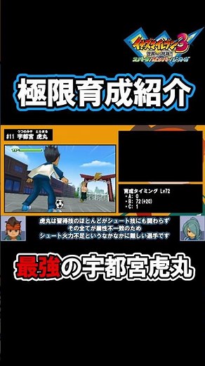 【イナイレ3】極限育成紹介 ~宇都宮虎丸~