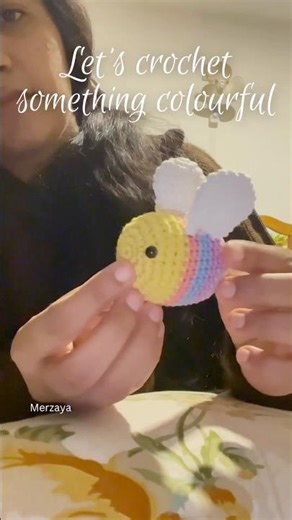Easy CROCHET PROJECTS🐝Bumblebee #crochet #crochettutorial #trending #shorts