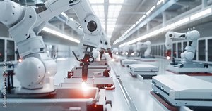 Efficient battery pack production in a high-tech factory with robotic arms. Battery Pack Manufacturing Process