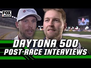 Daytona 500: William Byron, Denny Hamlin & more post-race interviews | NASCAR on FOX
