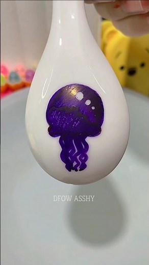 Gambar Ubur-ubur Diatas Air #shorts #drawing #art