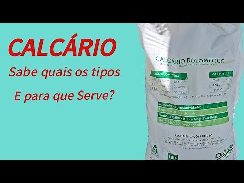 SABE QUAIS OS TIPOS DE CALCÁRIO E PARA QUE SERVE? ‪@hortaalencar‬