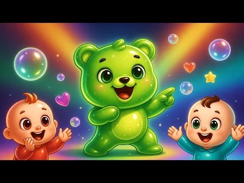 Gummy Bear Song 🐻🍬 Baby Dance Song Nursery Rhymes & 3D Cartoon Animation