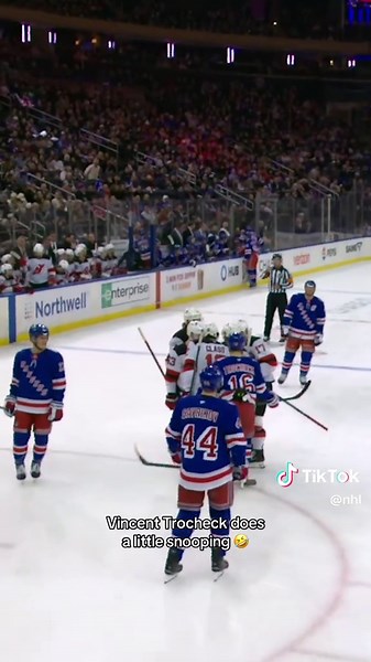 just trying to be part of the conversation 😅 #NHL #blooper #hockey #NewYorkRangers #VincentTrocheck