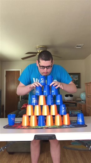 GA Mega Cycle Stack Part 9 #blue #orange #cupstacking #speedstacks #seanhensley