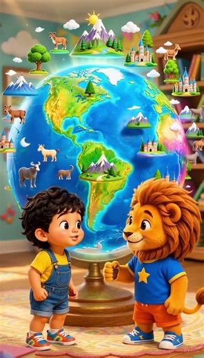 What Are Continents? 🌍 Learn the 7 Continents for Kids #asia #africa #america #continent #kids #fyp