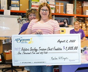 All Seasons Pools and Spas Give to Children and Teens Fighting Cancer