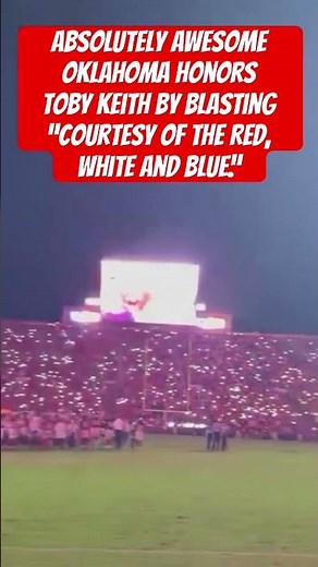 Toby Keith Honored in Oklahoma with “Courtesy of the Red, White, and Blue” Tribute 🇺🇸