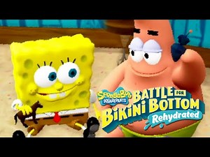 SpongeBob Battle for Bikini Bottom Rehydrated - 100% Walkthrough Part 1: Opening!