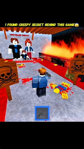 I Found Creepy Secret Behind This Game😱 #roblox #fyp